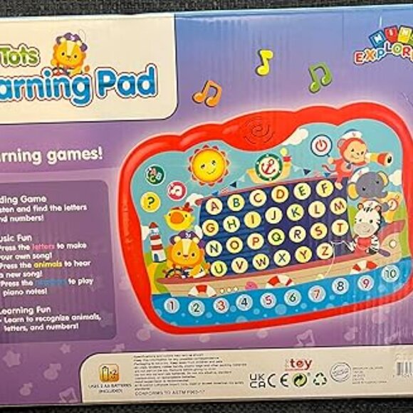 Tiny Tots Learning Tablet Kids ,ABC,Numbers, Alphabet Sounds, Music 🆕😮‍💨⚡🚚 - Picture 13 of 15